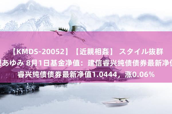 【KMDS-20052】【近親相姦】 スタイル抜群な僕の叔母さん 高梨あゆみ 8月1日基金净值：建信睿兴纯债债券最新净值1.0444，涨0.06%