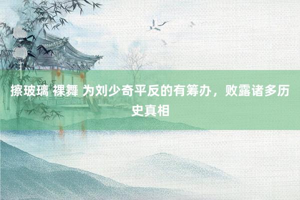 擦玻璃 裸舞 为刘少奇平反的有筹办，败露诸多历史真相