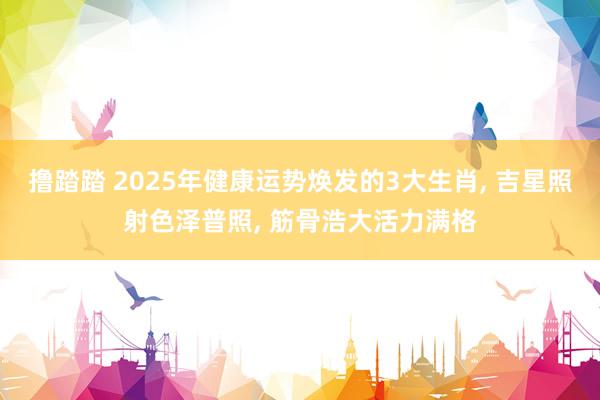 撸踏踏 2025年健康运势焕发的3大生肖， 吉星照射色泽普照， 筋骨浩大活力满格